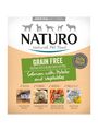 Naturo Grain Free Salmon & Potato With Veg Tray Adult Dog Food
