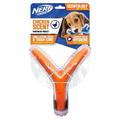 Nerf Orange Chicken Scent Scentology Solid Core Wishbone Dog Toy