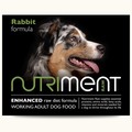Nutriment Rabbit Formula Raw Dog Food Trays