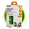 Outward Hound Kitty Slow Feeder Green for Cats