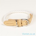 Pet Brands Hound Real Leather Braided Dog Collar