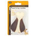 Petface Chicken Drummer Toy and Treat Combo