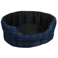 Pets & Leisure Oval Drop Front Lined Softee Dog Bed