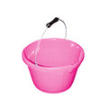 Red Gorilla Plas Feed Bucket for Horses Pink