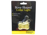 Rosewood Bone Shaped Dog Collar Light