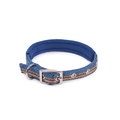 Rosewood Reflective Adjustable Dog Collar Blue