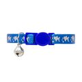 Safety Buckle Reflective Fish Blue Cat Collar