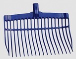 Shaving fork plastic blue without handle