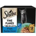 Sheba Fish Selection Fine Flakes in Jelly Cat Food