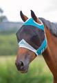 Shire Fine Mesh Fly Mask With Ear Hole Teal