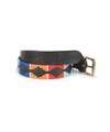 Shires Aubrion Drover Polo Belt Turquoise/Red/Blue