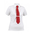 Shires Aubrion Short Sleeve Child Tie Shirt White