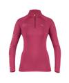 Shires Aubrion Team Long Sleeve Base Layer Ladies Mulberry