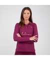 Shires Aubrion Team Long Sleeve Polo Ladies Mulberry