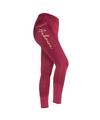 Shires Aubrion Team Winter Riding Tights Mulberry Young Rider