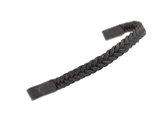 Shires Aviemore Plaited Browband Black