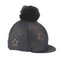 Shires Diamante Star Hat Cover Black
