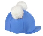 Shires Double Pom Pom Hat Cover Blue