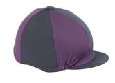 Shires Hat Cover Black/ Plum