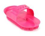Shires Plastic Curry Comb Baby Pink