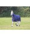 Shires Typhoon 100 Navy Combo Turnout Rug