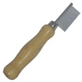 Smart Grooming Quarter Marking Comb Wooden Handle For Horses