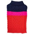 Sotnos Colour Block Red & Pink Dog Sweater