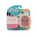 Squishmallows Squeaky Plush Cafe Emery and Deja Dog Toy