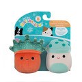 Squishmallows Squeaky Plush Plants Sydney and Oz Dog Toy