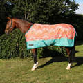 StormX Original King of the Jungle 0g Turnout Rug Peach/Mint