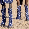 Supreme Products Dotty Fleece Boots Navy