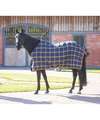 Tempest Plus Navy Check Lite Stable Rug