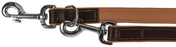 Trixie Active Comfort Adjustable Leather Leash for Dogs Brown/Light Brown