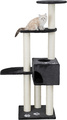 Trixie Alicante Scratching Post Anthracite for Cats