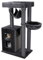 Trixie Amadeus Scratching Post Anthracite for Cats