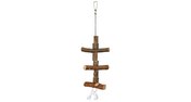 Trixie Bark Wood Toy with Chain/Rope
