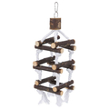 Trixie Bird Wooden Tower & Rope Toy