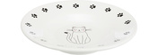 Trixie Cat Flat Ceramic Bowl
