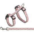 Trixie Cat Harness With Lead Grey/Pink
