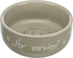 Trixie Cat Thanks for Service Ceramic Bowl