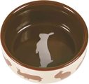 Trixie Ceramic Bowl with Rabbit Motif