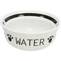 Trixie Dog Ceramic Water Bowl White/Black