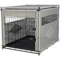 Trixie Dog Home Kennel Poly-rattan Light Grey