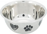 Trixie Dog Varnished Stainlees Steel Bowl