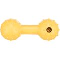 Trixie Dumbbell With Bell Natural Rubber Dog Toy Yellow