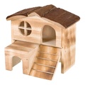 Trixie Flamed Wood House Kasja for Small Animals