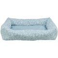 Trixie Flora Square Dog Bed Light Blue