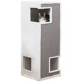 Trixie Gerardo Cat Tower White/Grey