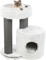 Trixie Harvey Scratching Post White/Black for Cats