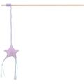 Trixie Junior Playing Rod with Star for Cats Plush/Wood